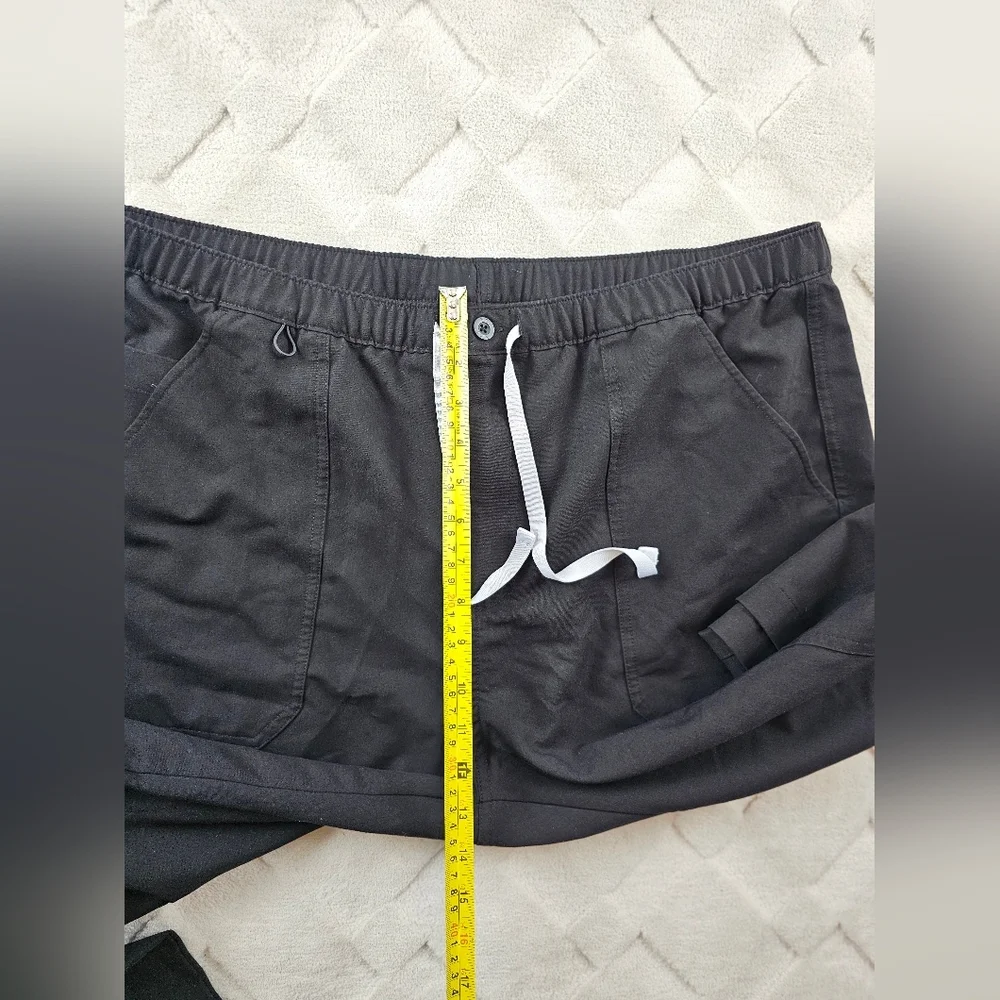 Figs Cairo Cargo Scrub Pants Mens 2XL Black Medical Nurse Work Wear
